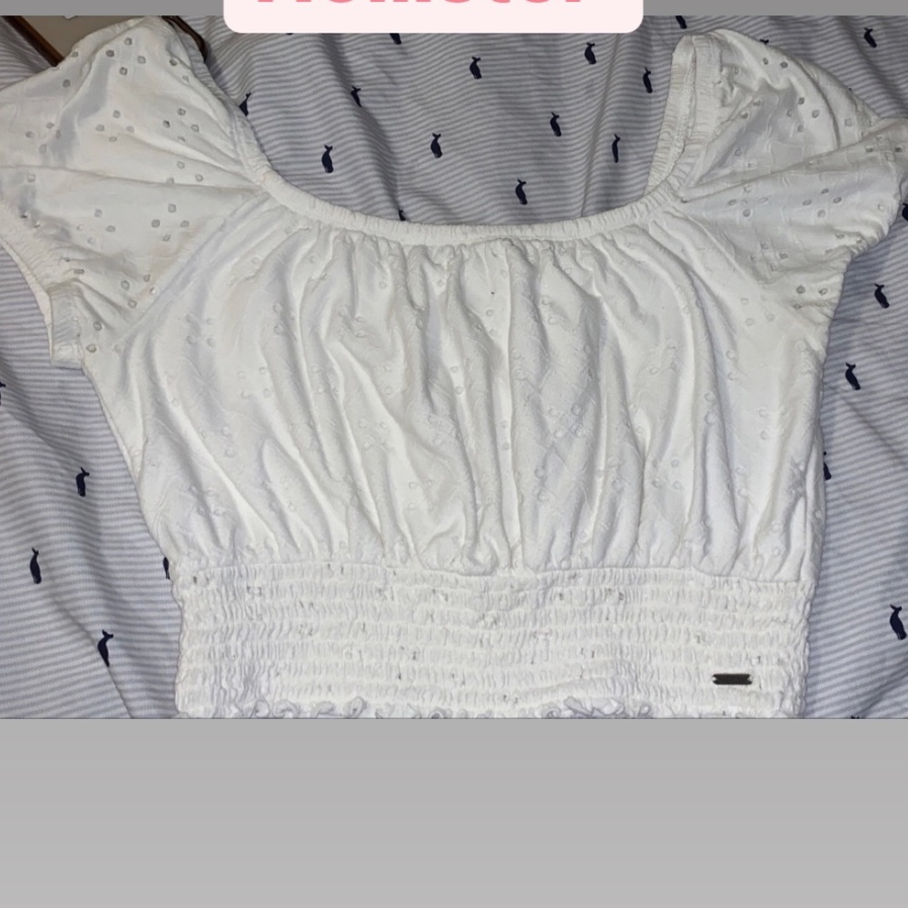 Hollister off the shoulder crop top